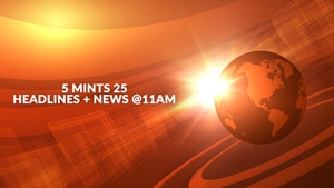 5 Mints 25 Headlines + News @11am on HM TV - past program