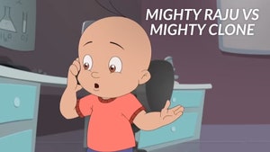 Mighty Raju vs Mighty Clone on Gubbare - past program