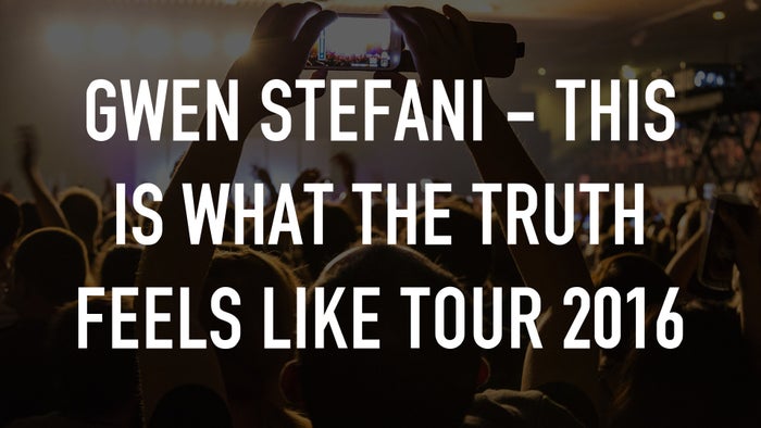 Gwen Stefani - This is What The Truth Feels Like Tour 2016 on JioTV