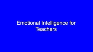 Emotional Intelligence For Teachers on DD Gyandarshan - past program