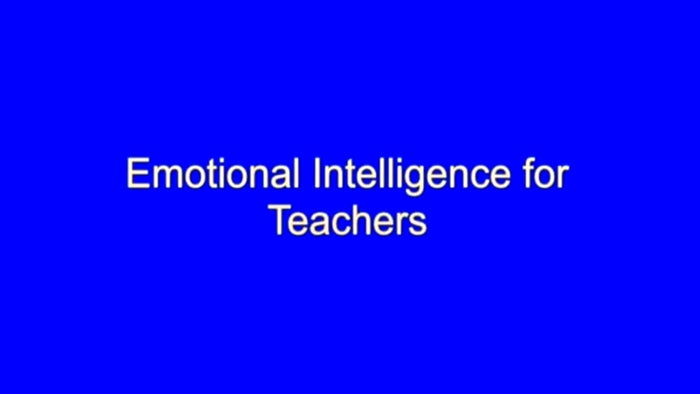 Emotional Intelligence For Teachers on JioTV