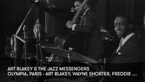 Art Blakey & The Jazz Messengers; Olympia, Paris: Art Blakey, Wayne Shorter, Freddie Hubbard & Curtis Fuller on Stingray Djazz - past program