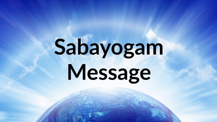 Sabayogam Message on JioTV