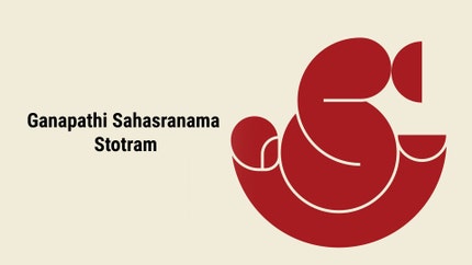 Ganapathi Sahasranama Stotram on Hindu Dharmam
