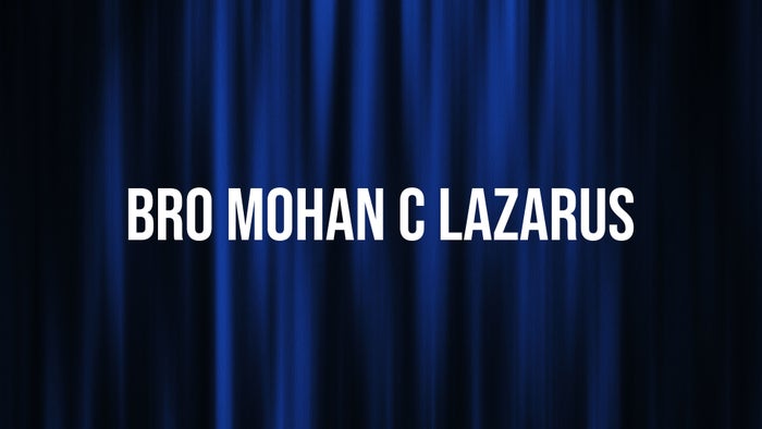 Bro Mohan C Lazarus on JioTV