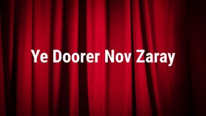 Ye Doorer Nov Zaray Episode 3 on DD Kashir - future program