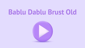 Bablu Dablu Brust Old on Unique Tv - past program