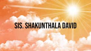 Sis. Shakunthala David on Gospel TV - past program