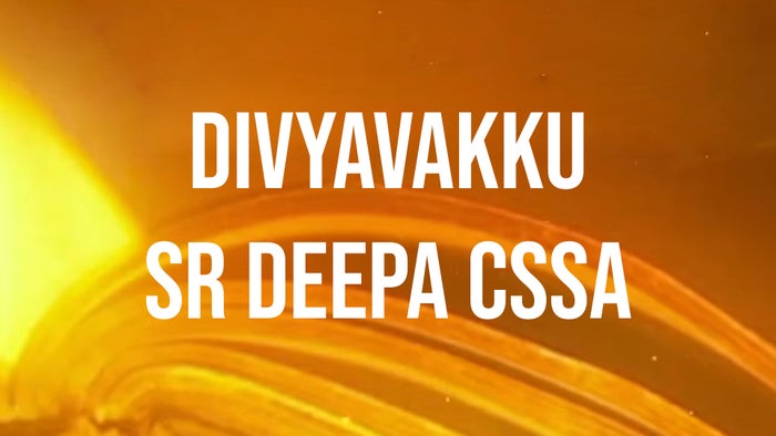 Divyavakku Sr Deepa CSSA Episode No.13 on JioTV