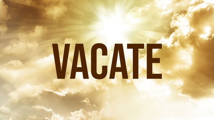 Vacate on JioTV