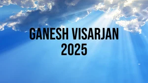 Ganesh Visarjan 2025 on Aastha - past program