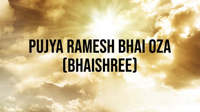 Pujya Ramesh Bhai Oza (Bhaishree) on JioTV