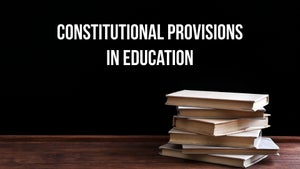 Constitutional Provisions In Education on DD Gyandarshan - past program