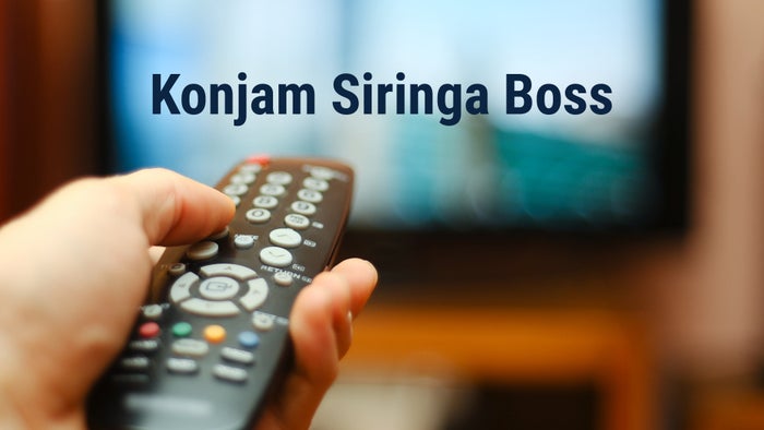Konjam Siringa Boss on JioTV