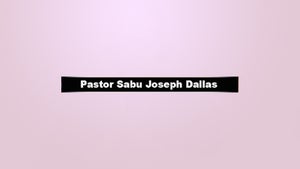 Pt. Sabu Joseph Dallas on Harvest TV 24x7 - past program