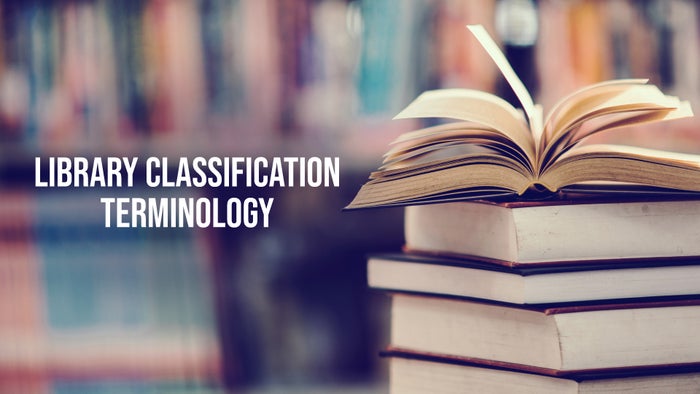 Library Classification Terminology on JioTV