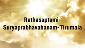 Rathasaptami-Suryaprabhavahanam-Tirumala on SVBC - past program