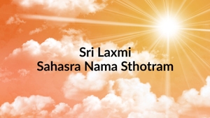 Sri Laxmi Sahasra Nama Sthotram on ETV Life - past program