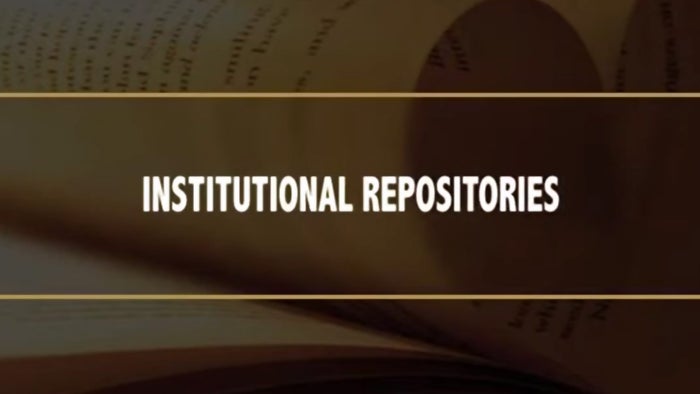 Institutional Repositories on JioTV