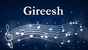 Gireesh on Raj Music Malayalam - past program