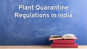 Plant Quarantine Regulations In India on DD Gyandarshan - past program