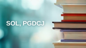 SOL, PGDCJ on DD Gyandarshan - past program