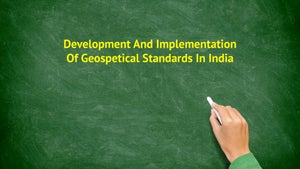 Development And Implementation Of Geospetical Standards In India on DD Gyandarshan - past program