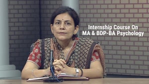 Internship Course On MA & BDP-BA Psychology on DD Gyandarshan - past program