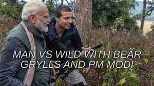 Man vs Wild with Bear Grylls and PM Modi on Discovery Hindi - past program