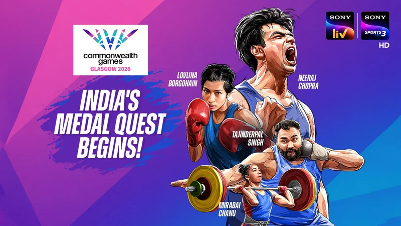 2026 Commonwealth Games on Sony Ten 3 Hindi