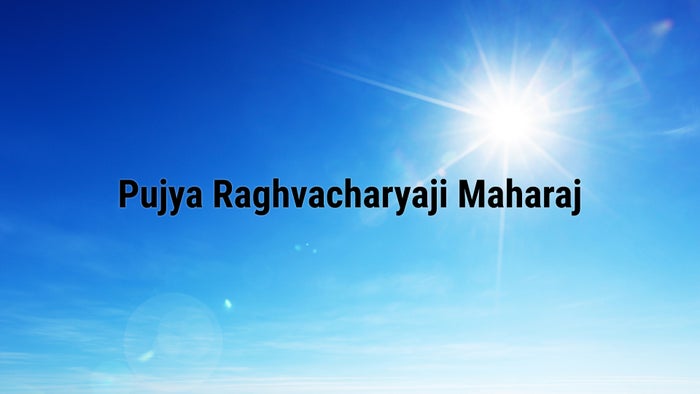 Pujya Raghvacharyaji Maharaj on JioTV