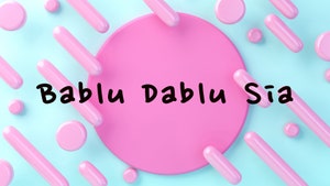 Bablu Dablu Sia on Unique Tv