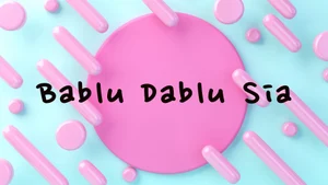 Bablu Dablu Sia on Unique Tv