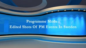 Programme Mode - Edited Shots Of PM Events In Sweden on DD India - past program