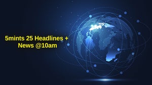 5mints 25 Headlines + News @10am on HM TV - past program