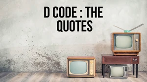 D Code : The Quotes on JUS HINDI HD - past program