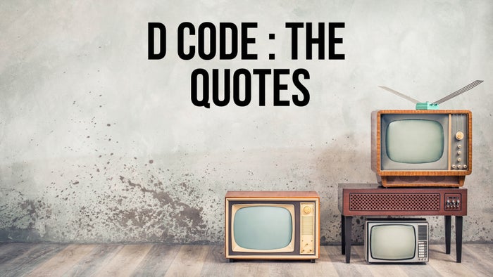 D Code : The Quotes on JioTV