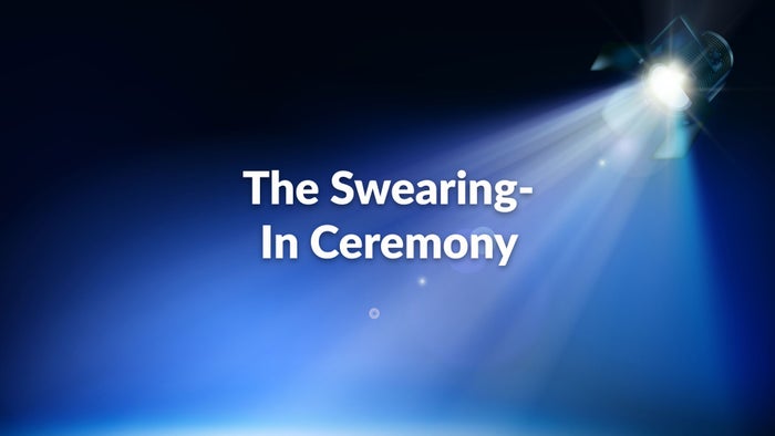 The Swearing-In Ceremony on JioTV