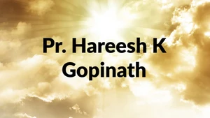 Pr. Hareesh K Gopinath on Harvest TV 24x7 - past program