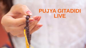 Pujya Gitadidi Live on Lakshya TV - future program