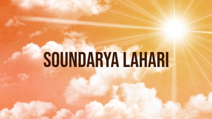 Soundarya Lahari on Hindu Dharmam
