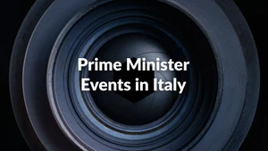 Prime Minister Events in Italy on DD India - past program