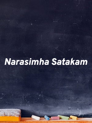 Narasimha Satakam on CVR OM Spiritual - past program