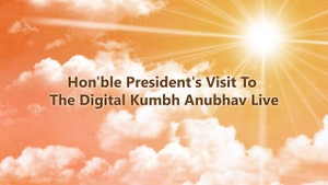 Hon'ble President's Visit To The Digital Kumbh Anubhav Live on DD bharati