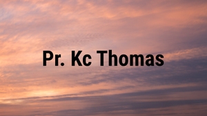 Pr. Kc Thomas on Harvest TV 24x7 - past program