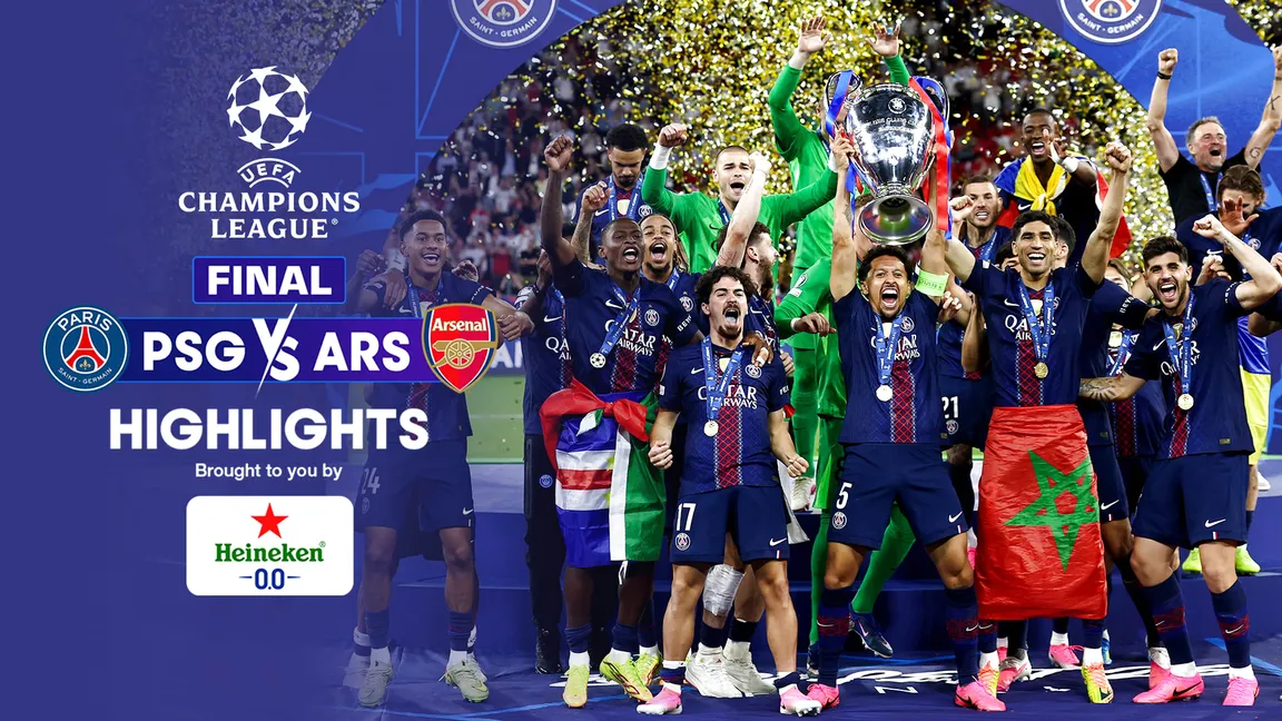 PSG vs Arsenal - Final - Highlights - 30 May 2026 on Sony LIV