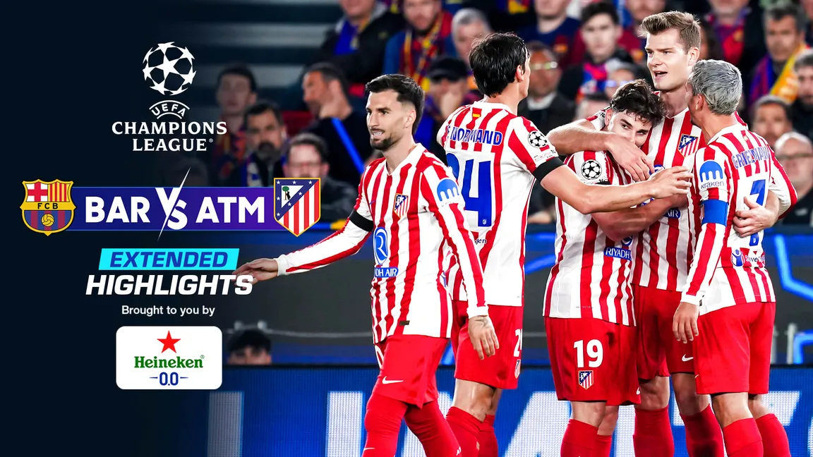 Barcelona vs Atletico - Extended Highlights - 9 Apr 2026 on Sony LIV