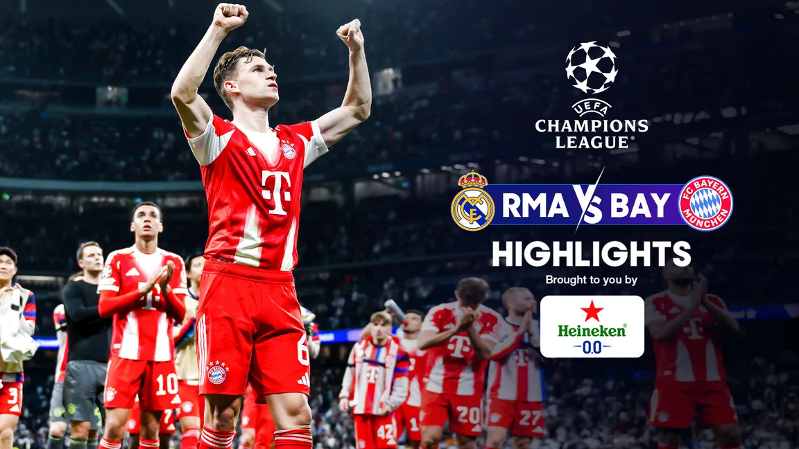 Real Madrid vs Bayern - Quarter-Final - Leg 1 - Highlights - 8 Apr 2026 on Sony LIV