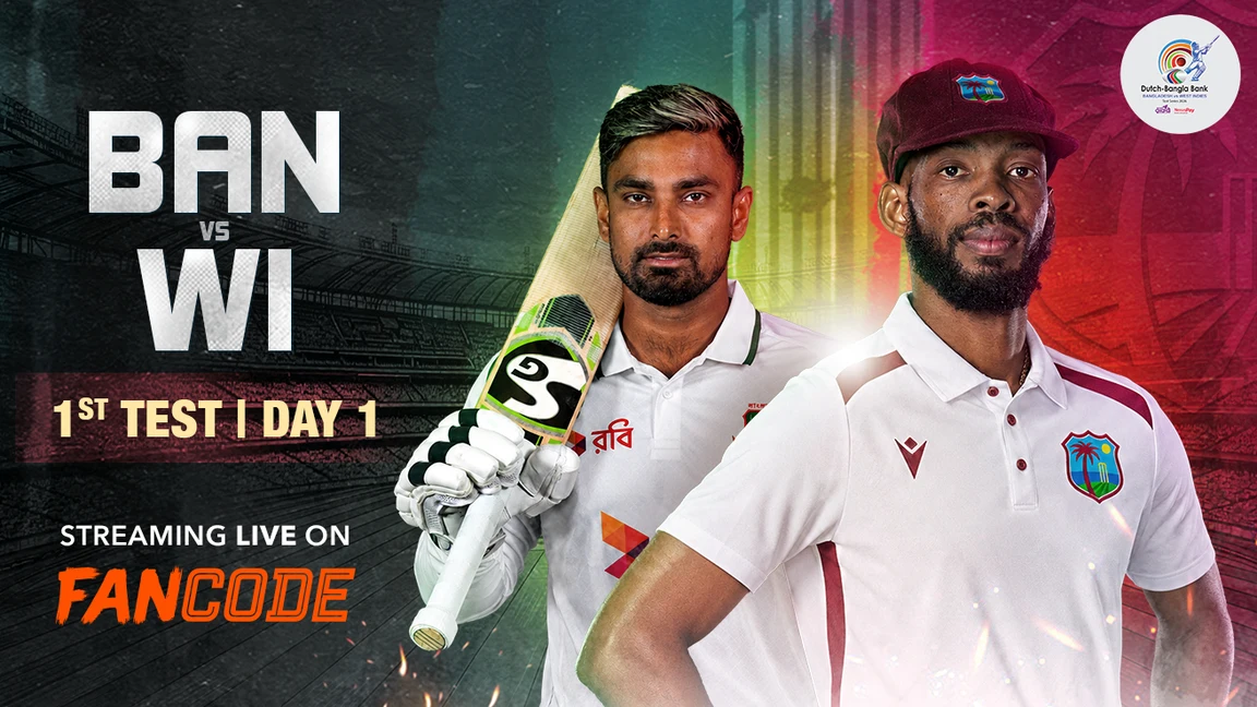 Bangladesh VS West Indies on Fan Code