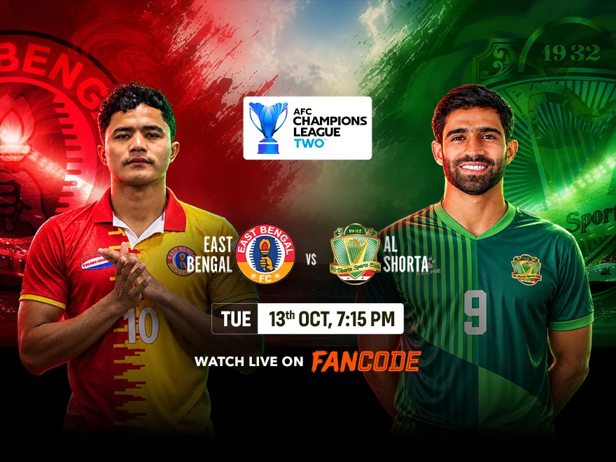 East Bengal FC VS Al Shorta on Fan Code